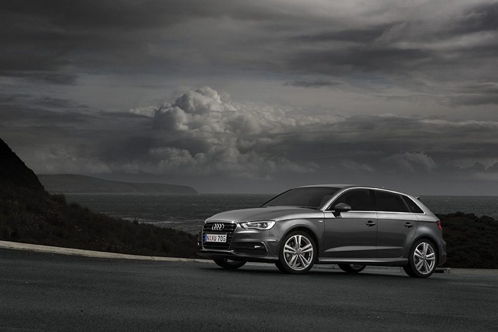 The new Audi A3 with an S-Line pack. The new Audi A3 with an S-Line pack.